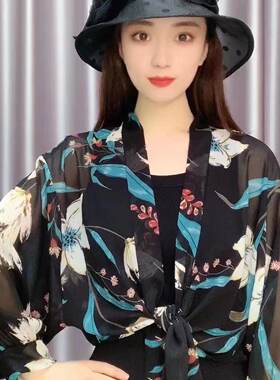 印花防晒衣直销宽袖韩版女春夏秋