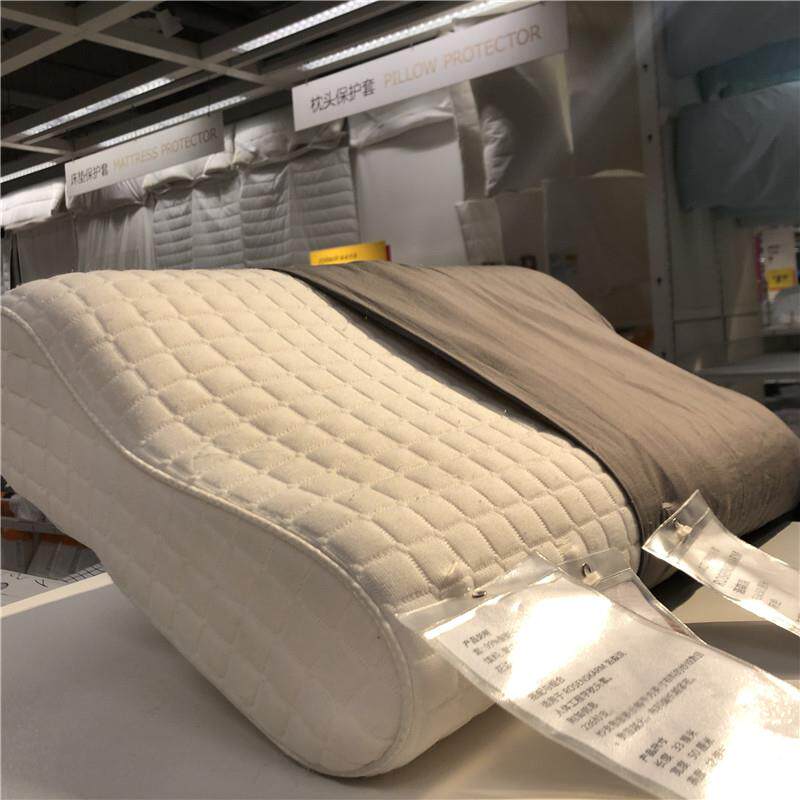IKEA宜家正品代购洛森浣 人体工学枕侧卧/仰卧海绵枕头护颈保健枕