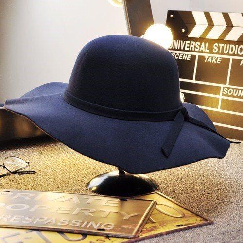 Top hat vintage autumn winter tweed casual fashion blackin the Accessories/Leather belt/Hat/Muffler , Hat  category - from Buy2taobao.com to provide professional Taobao agent buy service