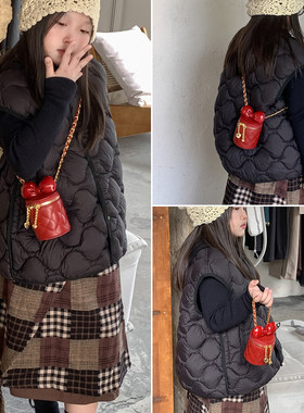 女孩配饰水桶包女童宝宝斜挎包