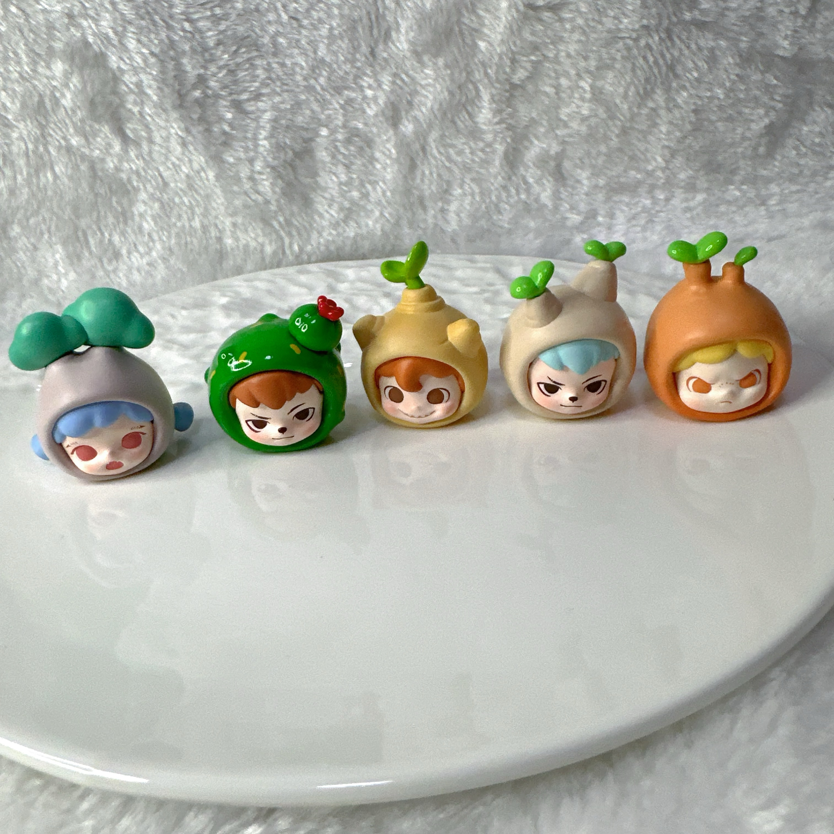 正版TNTSPACEmi粒2代植物研究所盲盒明款手办花蕊多肉萌粒zoraa