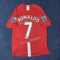 0708 Manchester United Home Jersey Short Sleeve #7#C罗