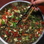 陕西安康特产农家豇豆腌制皮豇豆尖椒自制菜豇豆麻辣豆角散称真空