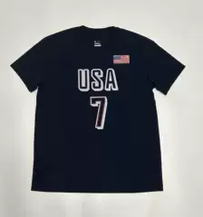 Usa Team Durant No. 7 Men's Sports Basketball Quick-Drying Training Breathable American-Style Loose Round-Neck Short-Sleeved T-Shirt