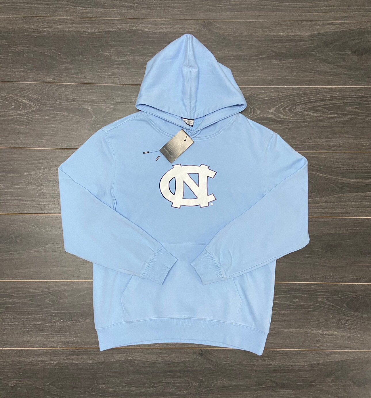 秋冬新款ncaa北卡大学运动篮球休闲宽松加厚保暖连帽套头卫衣帽衫