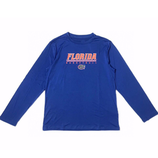 佛罗里达大学鳄鱼队透气投篮服运动速干训练篮球跑步长袖T恤