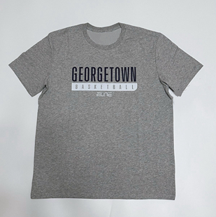 夏季新款乔治城大学男圆领运动篮球休闲宽松透气速干美式短袖T恤