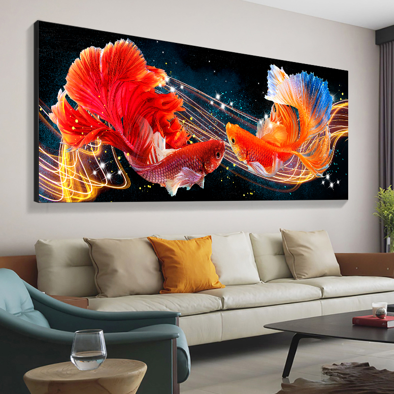 新款十字绣客厅简约现代卧室