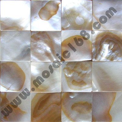 网贴密拼正方形贝壳马赛克装饰