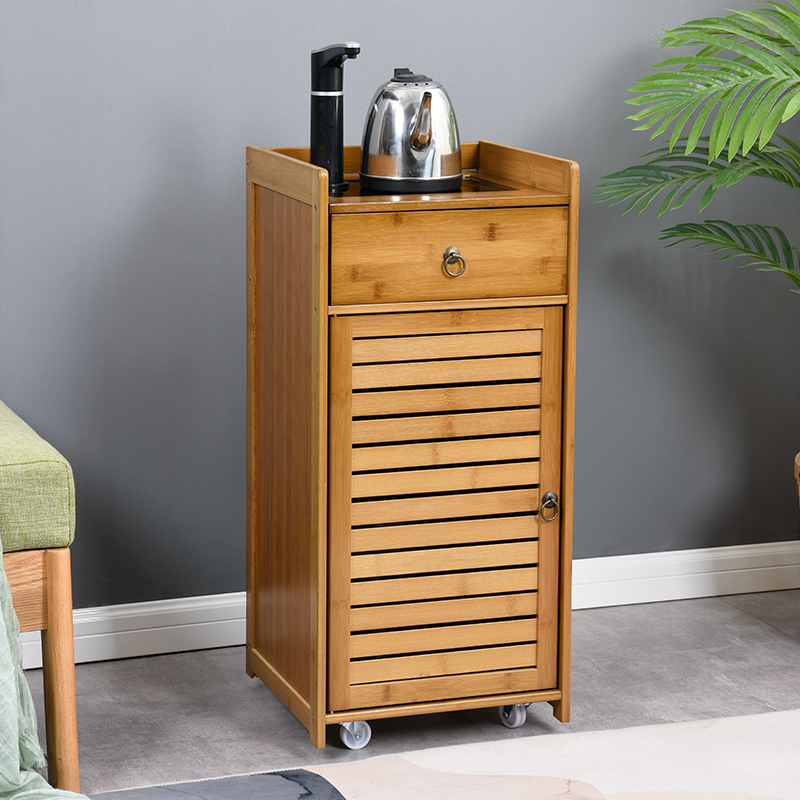 移动茶水柜家用小茶茶台边柜柜子