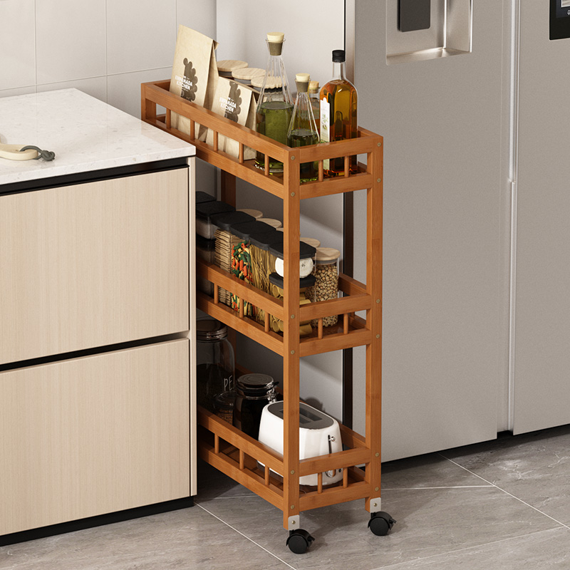 夹缝收纳柜家用厨房窄缝置物架