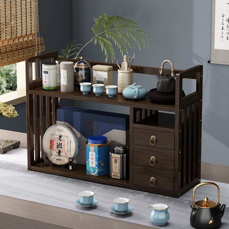 茶杯架子桌面上博古架小型置物架