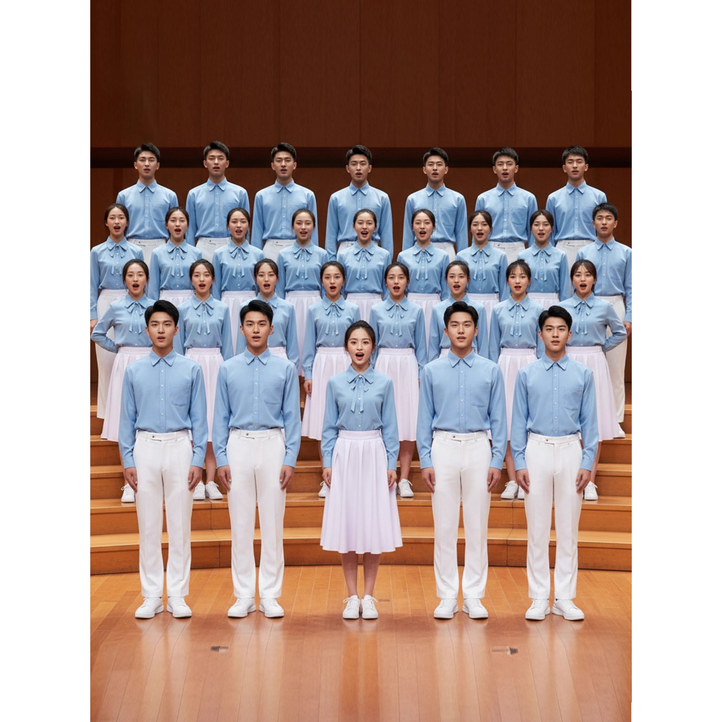 初高中学生成人合唱表演服