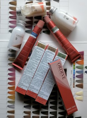 玫丽盼染膏染发膏烟熏米茶粉棕肉桂姜橙海军蓝色蜂蜜茶80g送双氧