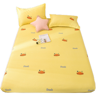 品牌官方旗舰店100纯棉床笠罩垫套全包型单件二合一2025新款1米35