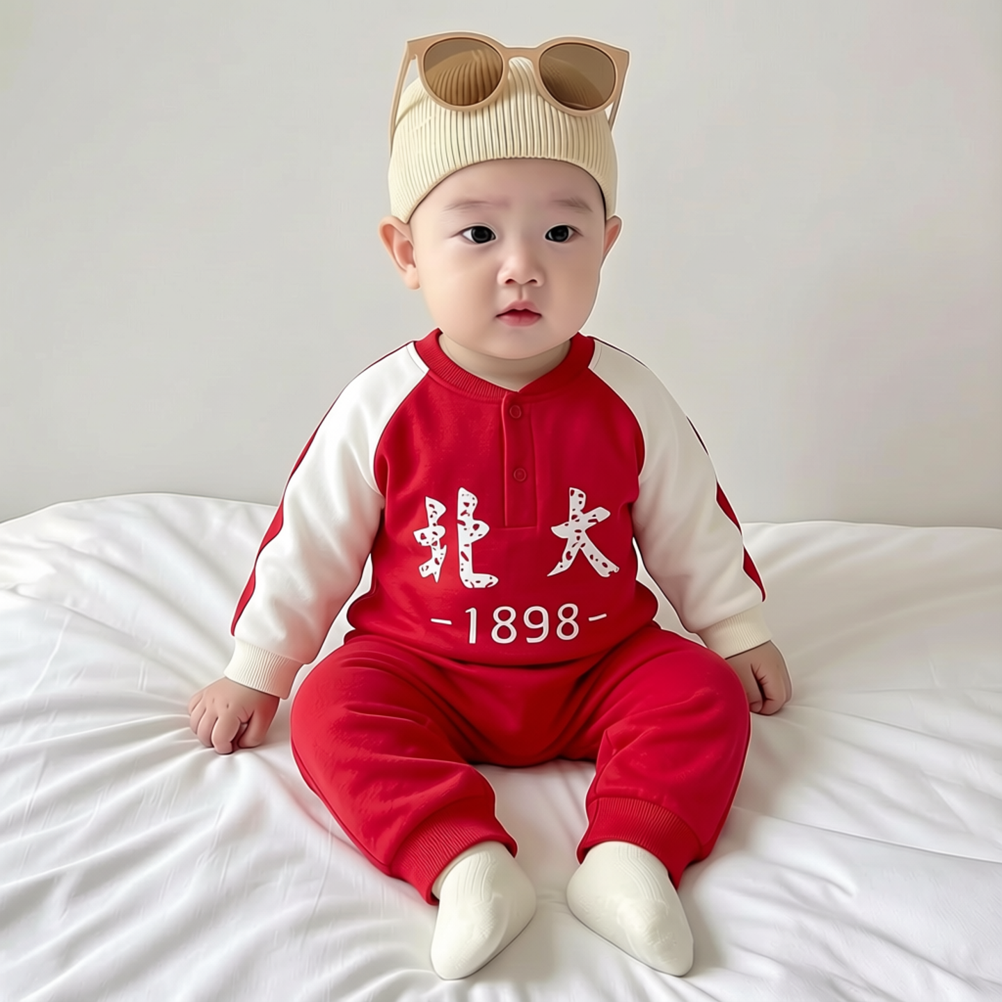 清华北大加绒连体衣婴儿中国风拼色保暖哈衣男女宝宝秋冬季爬服,童装/婴儿装/亲子装,连身衣/爬服/哈衣,淘宝优惠券,粉丝福利购,淘宝优惠卷