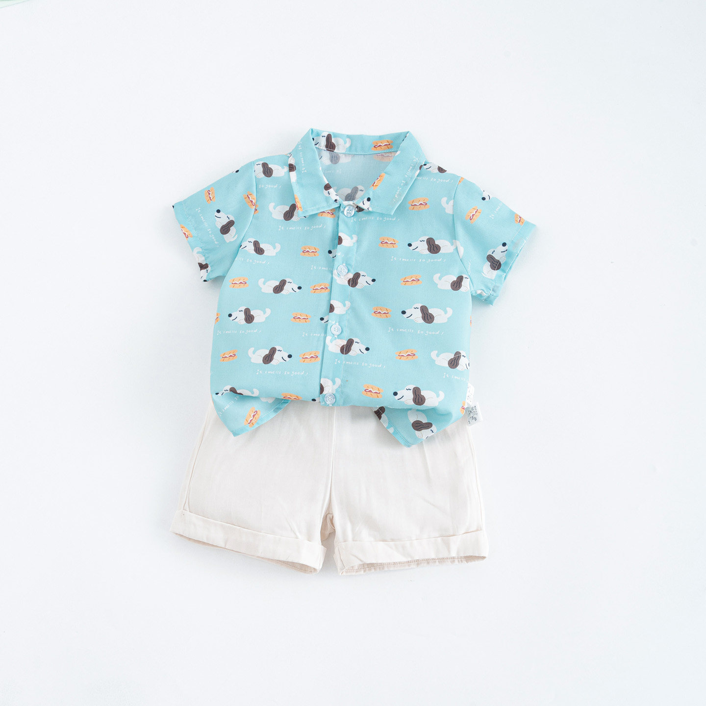 男童夏装套装2025新款小童短袖男宝宝衣服衬衫洋气婴儿短裤两件套,童装/婴儿装/亲子装,套装,淘宝优惠券,粉丝福利购,淘宝优惠卷