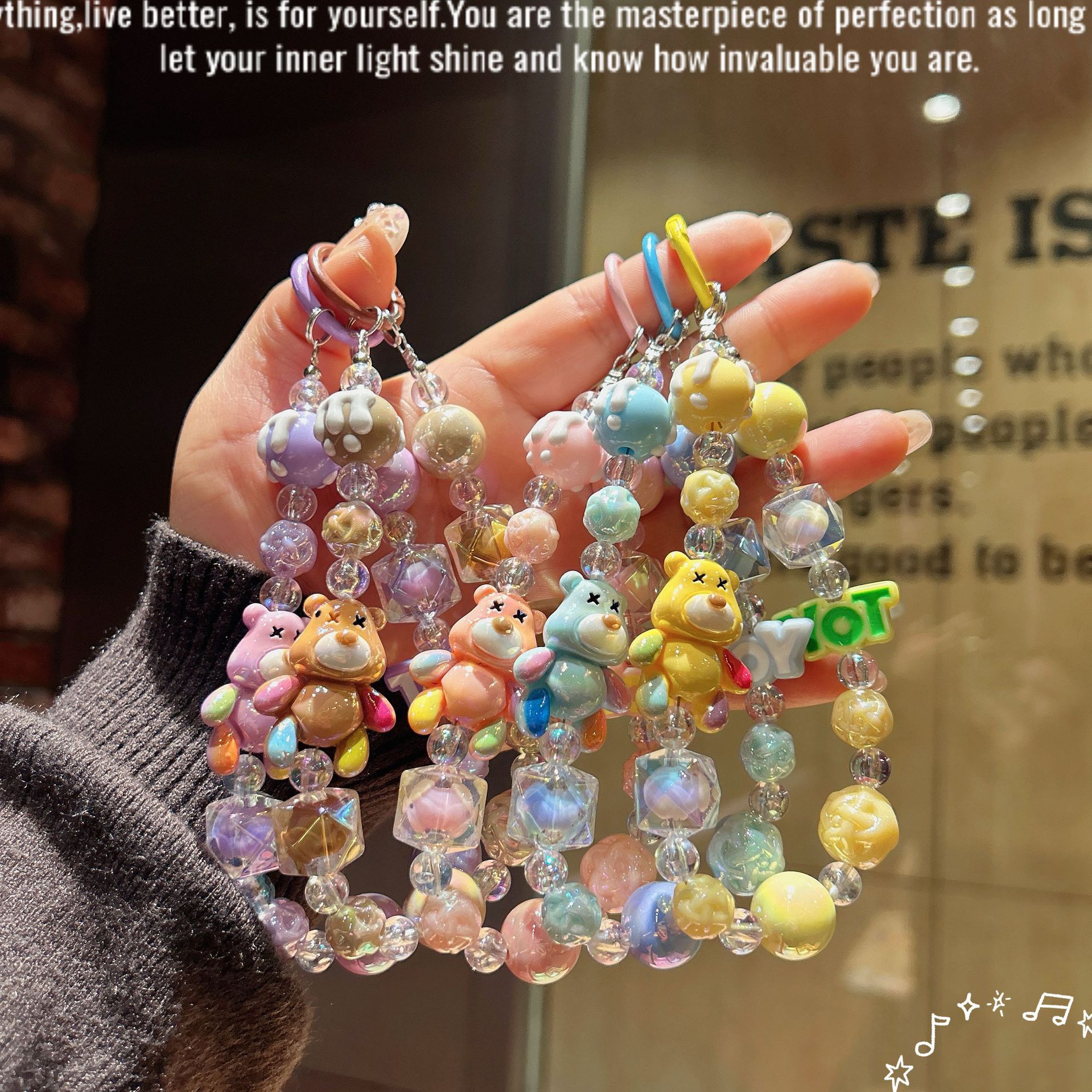 新款卡通手机链暴力小熊