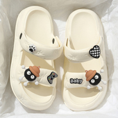 外穿厚底踩屎感防滑沙滩两穿凉拖鞋 法式 女士 2026新款 夏季 凉鞋 女款