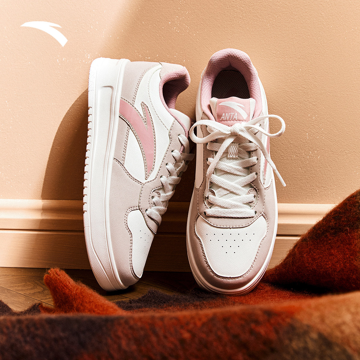 安踏女鞋板鞋2026春季新款官方正品运动鞋轻便增高厚底学生休闲鞋,运动鞋new,板鞋,淘宝优惠券,粉丝福利购,淘宝优惠卷