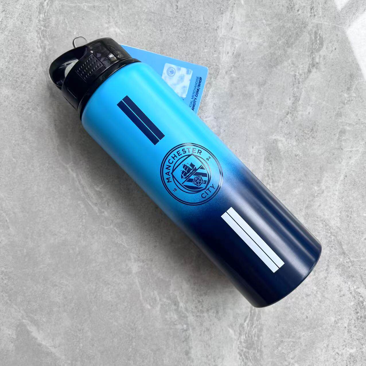 曼城运动水瓶 官方正品代购 球迷周边纪念品运动塑料水壶
