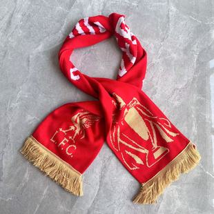 利物浦2425英超冠军围巾 英国官网正品 球迷礼物周边纪念围脖礼物