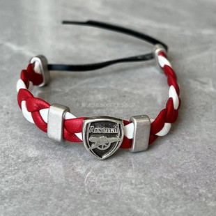 阿森纳周边男士队徽款手链现货 官方正品英国 球迷周边手环腕带