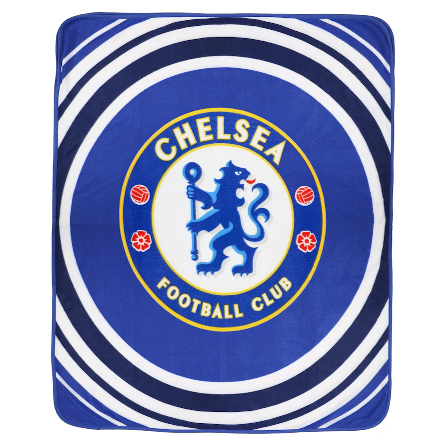 切尔西队徽毯子 英国官方正品订购 球迷周边纪念送人礼物薄毯子
