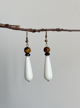 微瑕清仓 | 原创设计手作清冷复古慵懒百搭简约气质小众耳环耳夹