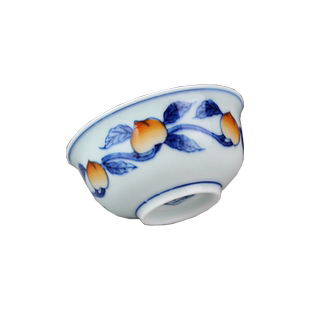 京德贵和祥【千杯系列之小杯】五彩花卉小杯景德镇手绘品茗杯