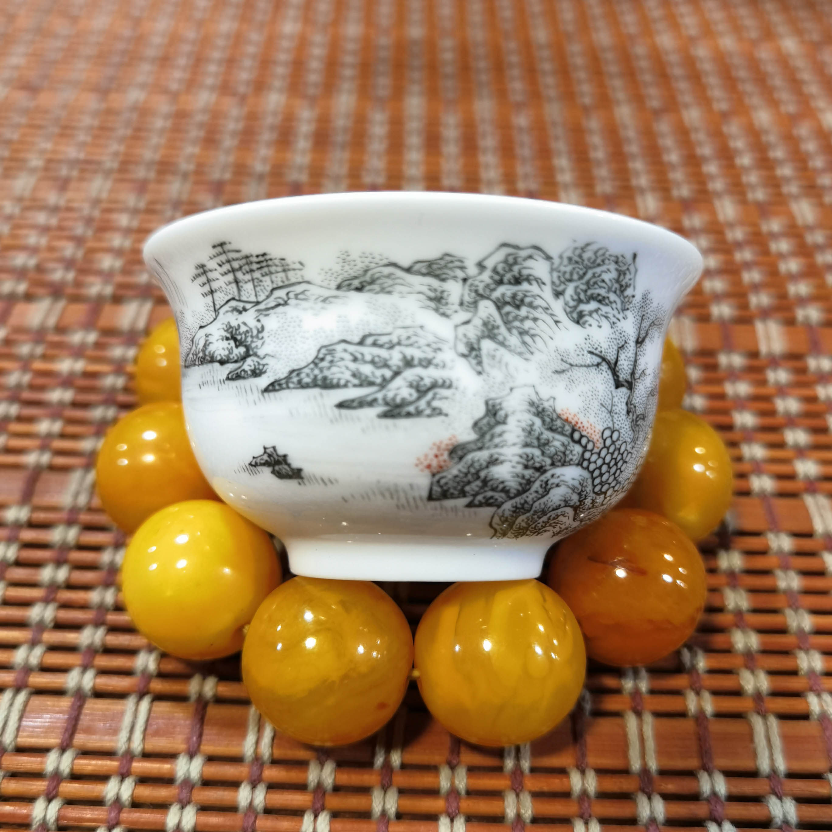 贵和祥纯手工山水珍藏送礼茶杯