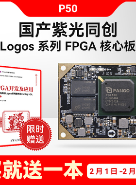 ALINX 国产FPGA核心板 紫光同创Logos PGL50H 工业级 DDR3 PCIe