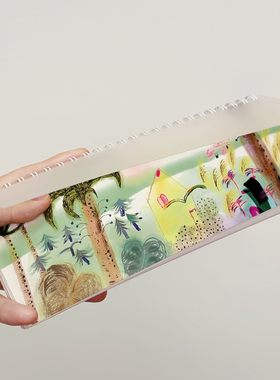 别管周边 离型纸本双面手帐素材拼贴收纳收集工具胶带贴纸40张