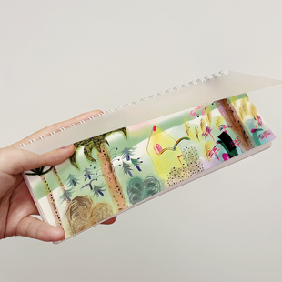 别管周边 离型纸本双面手帐素材拼贴收纳收集工具胶带贴纸40张