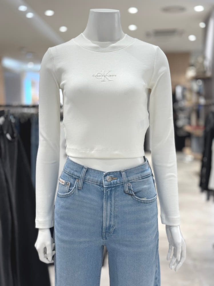 CK JEANS 韩国专柜直邮女士修身时尚长袖J224950