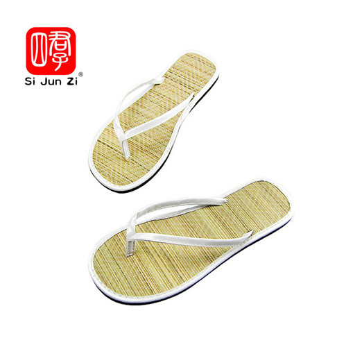 夏季ins潮平底夹脚木地板人字拖