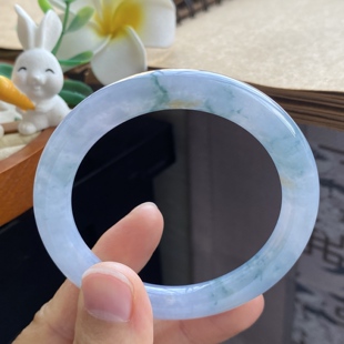 5.21批4654号52.6-8.7-8.6！蓝紫色飘花圆条！碎花浮棉的意境感