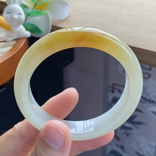 7.44批8071号54.5-12.3-8橙黄色镯！落山的日、漫卷的霞！