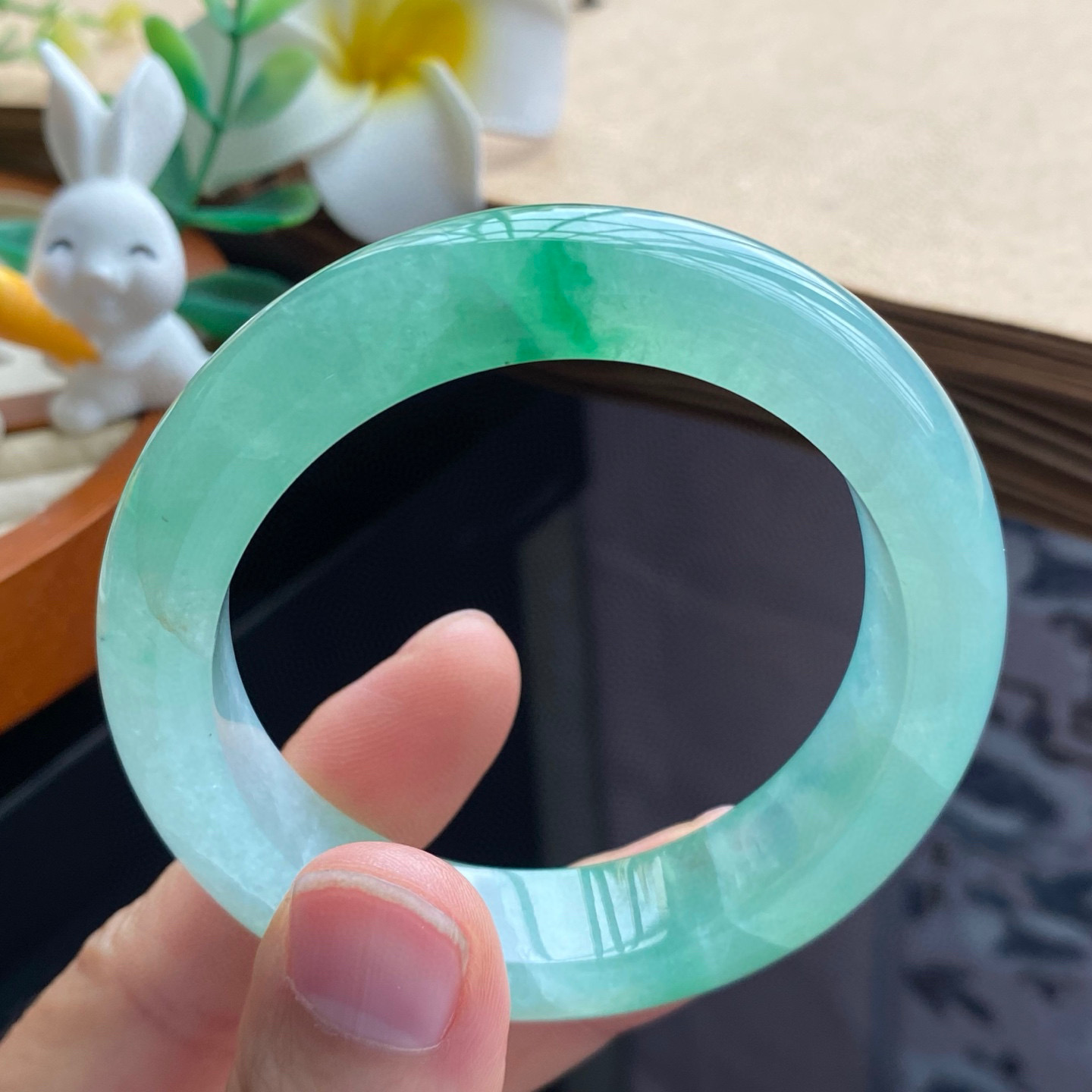 12.23批12190号,50.6-12.8-8.9!甜绿底飘阳绿色!甜度爆表!