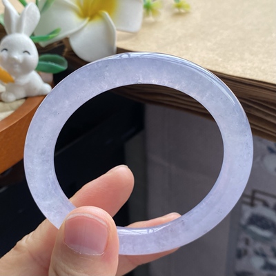 3.4批136号52.9-8.5！冰莫西沙果冻镯！独特的冰晶感！