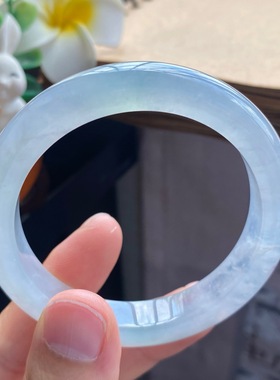 1.2批12574号51.8-10.5-8.1 冰透果冻镯！忽晴忽蓝的变化！