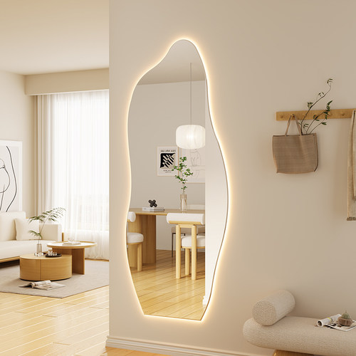 智能全身穿衣镜led带灯镜子家用挂墙试衣镜壁挂触摸屏防爆发光镜