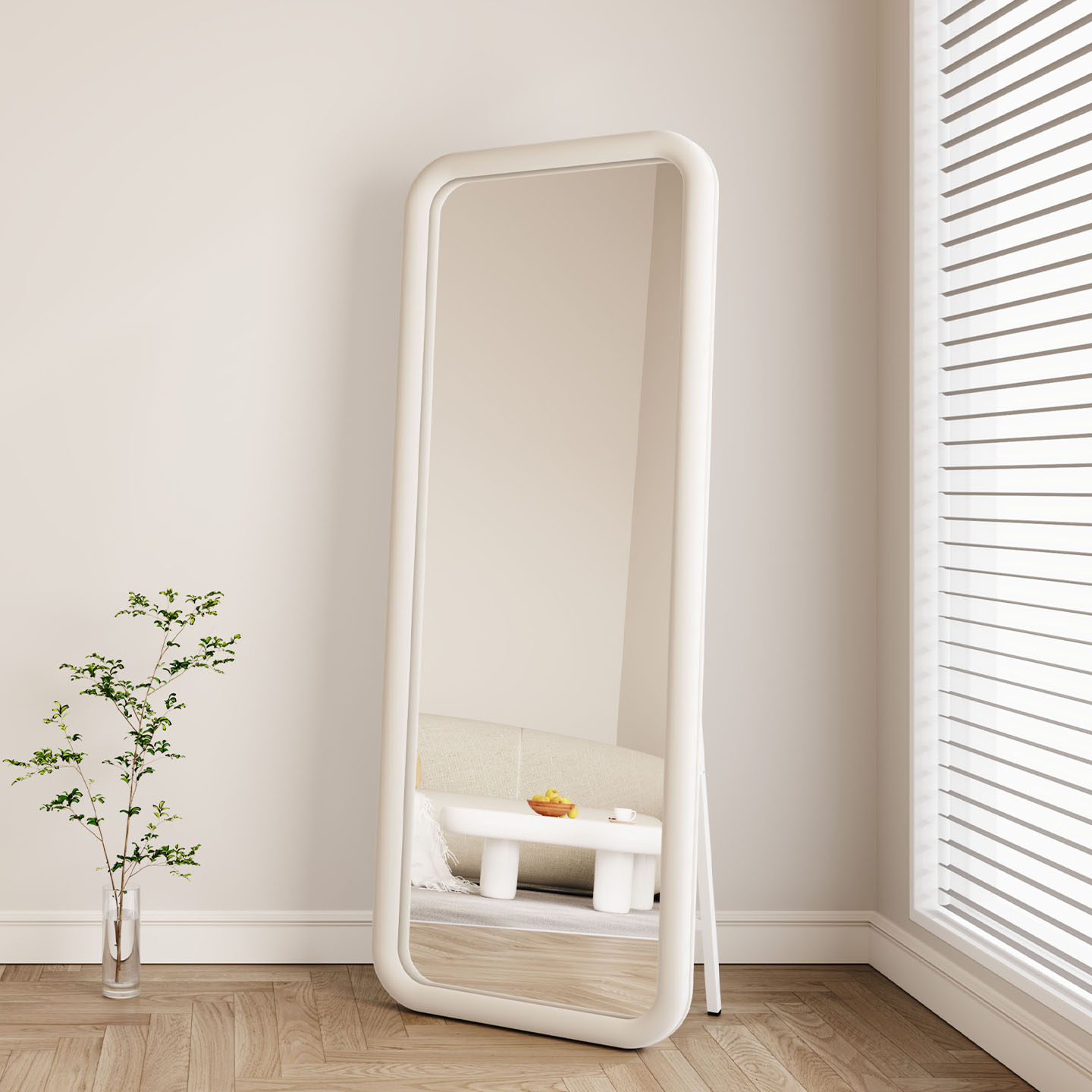 家用女生卧室全身镜ins风