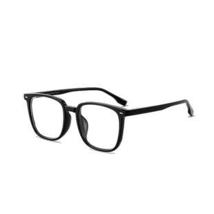 黑框眼镜素颜神器平光护眼可配近视度数防蓝光辐射文青眼镜女圆脸