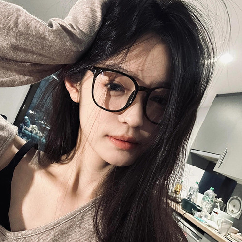 黑框眼镜女素颜神器近视镜可配度数超轻方形大框眼镜框镜架显脸小