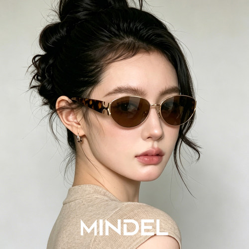 轻奢老钱风墨镜女士高级感适合方圆脸显瘦海边防晒太阳镜防紫外线