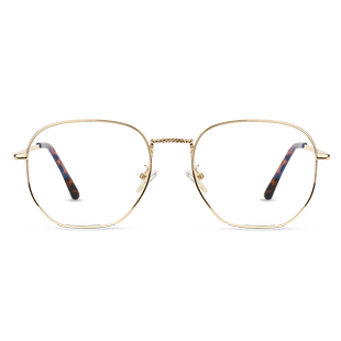 金丝边眼镜框女近视可配度数大框平光镜复古装饰眼镜韩版潮网红款