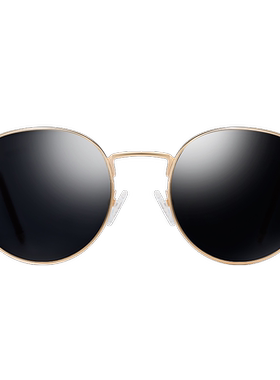 韩国ins超火圆形墨镜防紫外线强光偏光太阳镜网红拍照眼镜女韩版