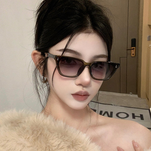 猫眼墨镜女款潮酷高级感凹造型