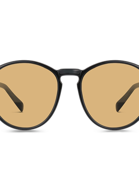 防紫外线圆框女款墨镜